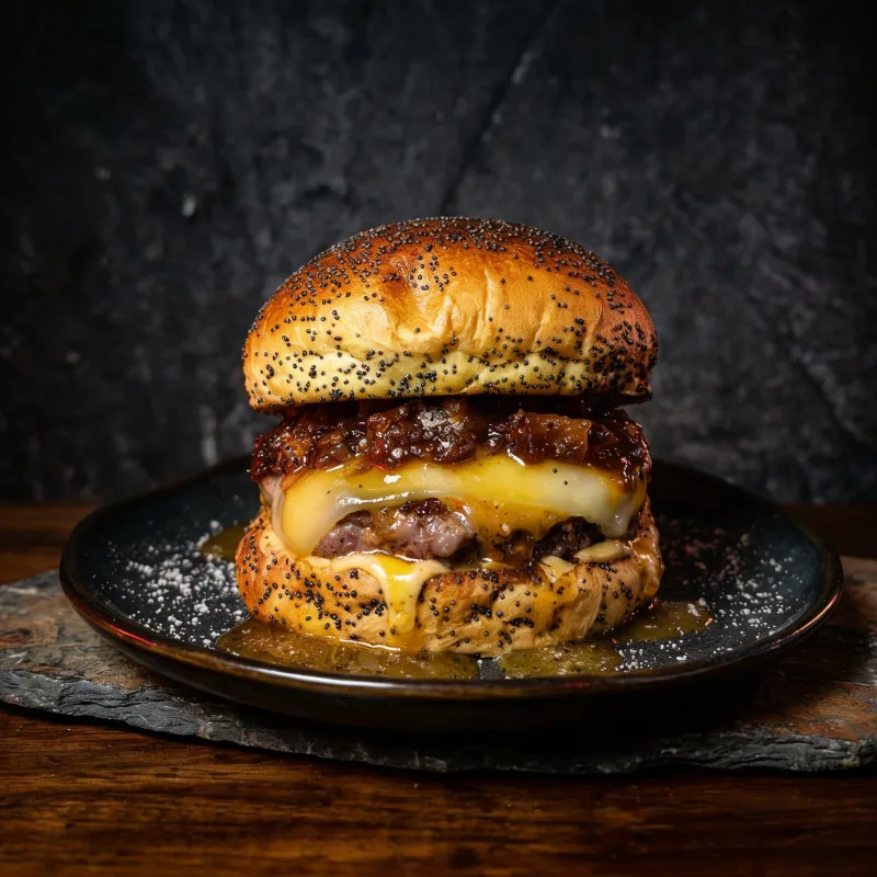 Hamburguesa Colosal de Vulcano Grill